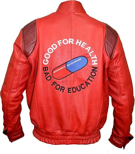 The Jasperz Men's Real Leather Red Jacket-Premium Genuine Leather