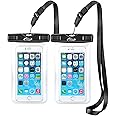 AiRunTech Waterproof Phone Pouch,Double Seal Phone Case for iPhone 17 16 15 14 13 12 Pro Max,Floating Bag for Pool Swimming C