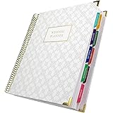 Global Printed Products Wedding Planner 9x11 Hardcover Organizer, Bookmark, Planning Stickers, Business Card Holder, and Pock