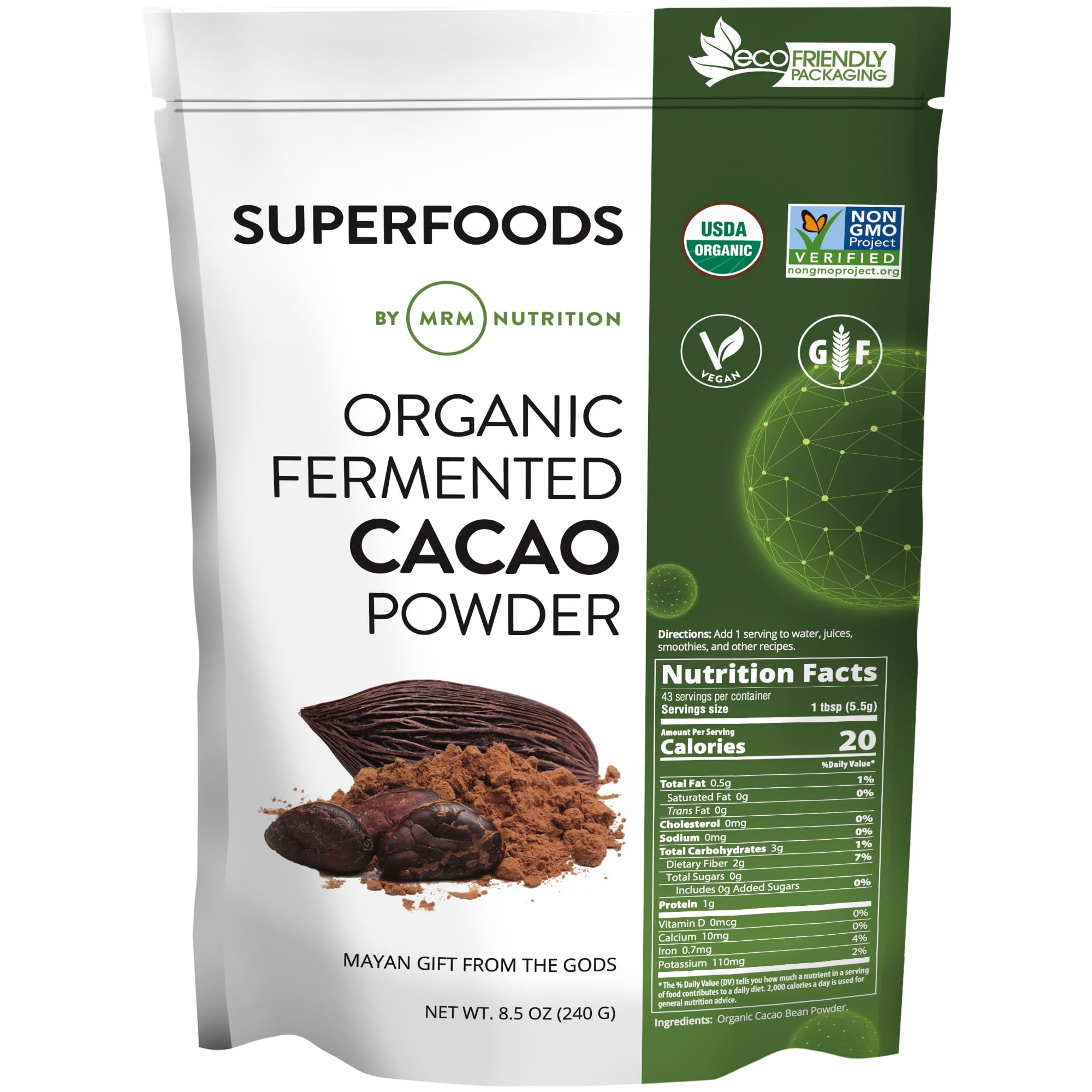 Organic Fermented Cacao Powder