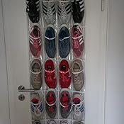 VOSSOT 12-Fach Schuhorganizer Hängend - Faltbares Schuhregal Für Tür & Schrank