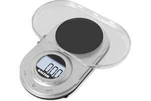 Salter 1260 SVDRA Precision Electronic Scale – Micro Pocket Digital Scales, 500g Capacity, in 0.05g Increments, Neat Storage, Large LCD Display, Compact, Discreet Design, for Jewellery, Spices, Coins
