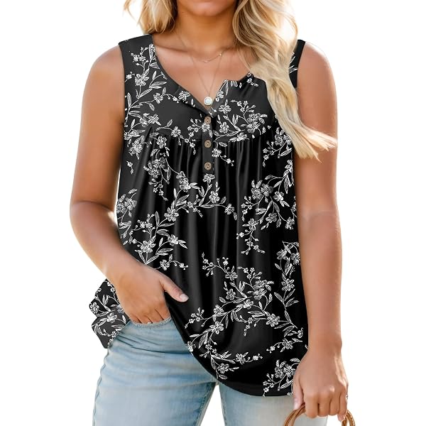 ROSRISS Women's Plus Size Summer Top - V Neck Short Sleeve Eyelet Shirt In Black
