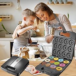 Mini Donut Maker Machine - Mini Pancakes Maker