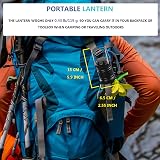 Jsdoin 2 Pack LED Camping Lantern Portable Battery Operated Foldable Hook view 7
