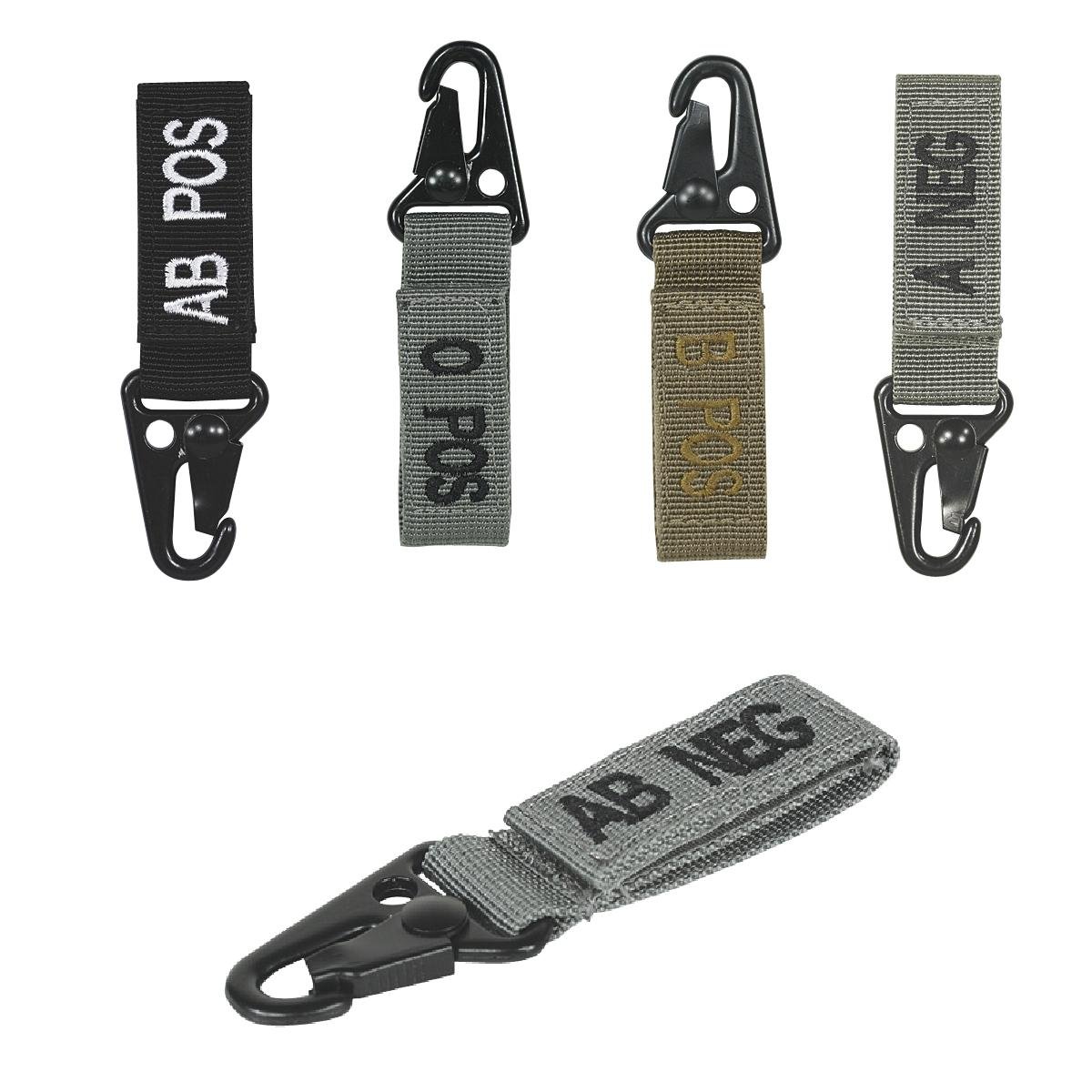 VOODOO TACTICAL Blood Type Tag - A POS - Foliage Green