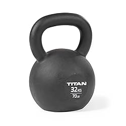 Titan Fitness 32 KG Cast Iron Kettlebell, Single