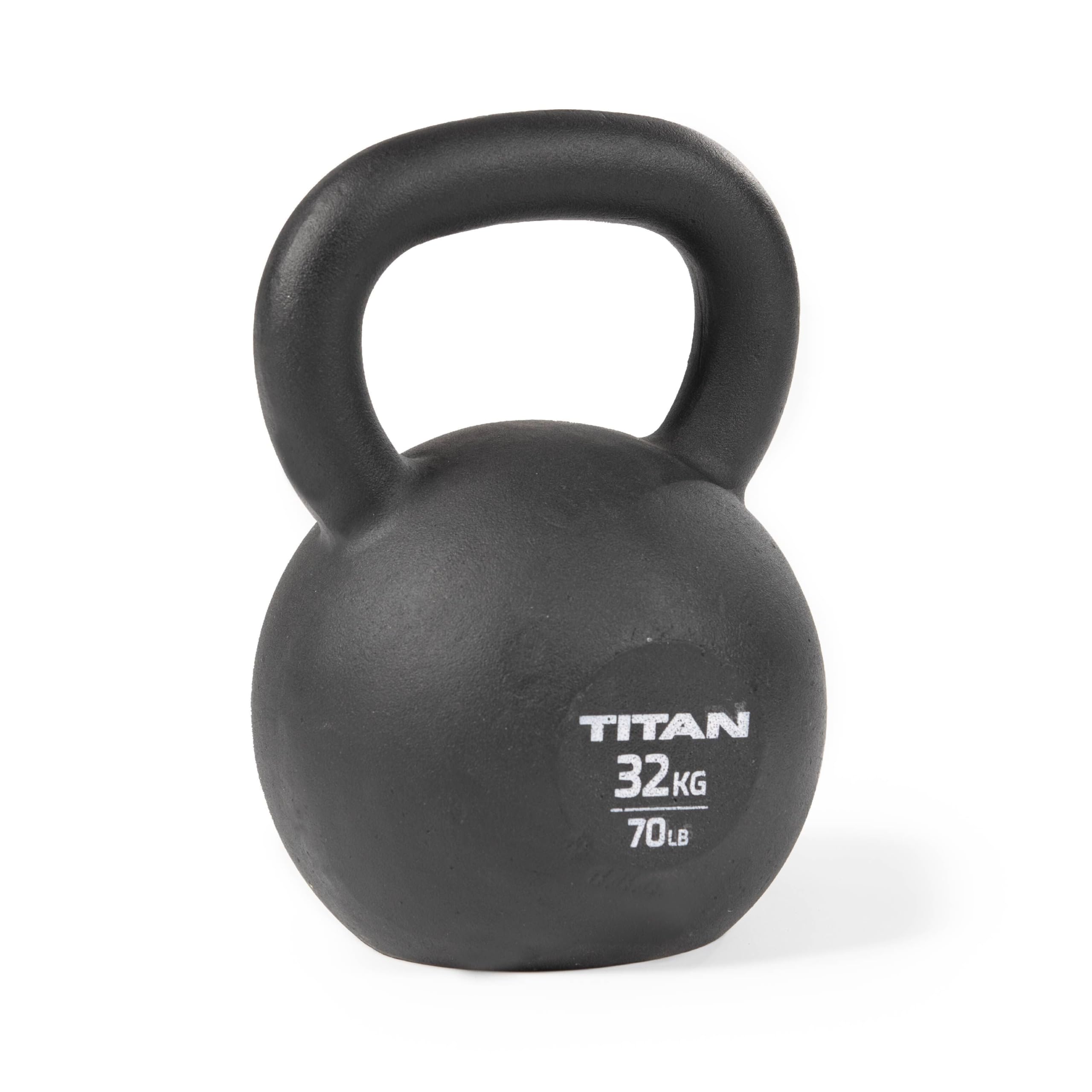 Titan Fitness 32 KG Cast Iron Kettlebell, Single