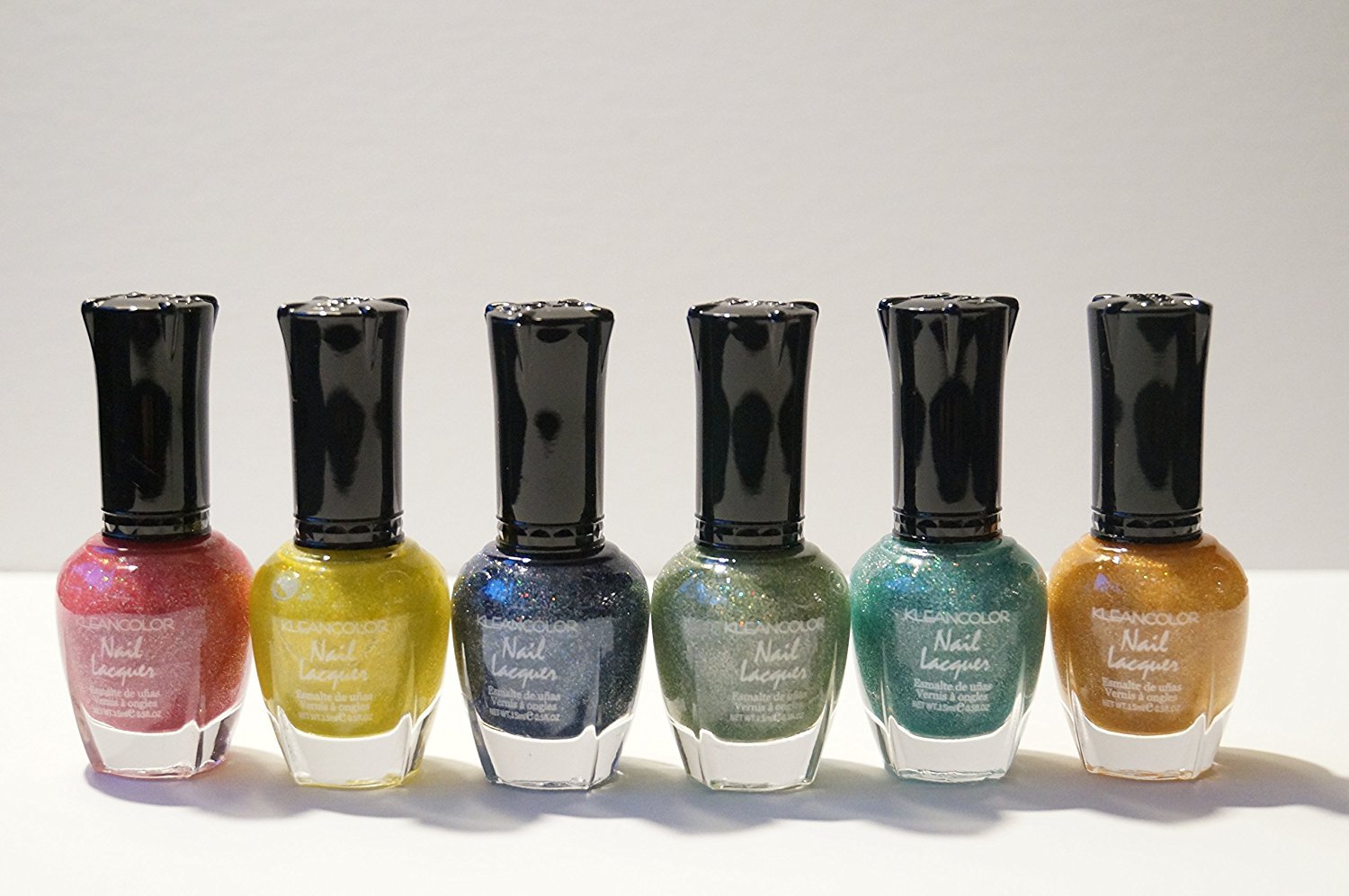 Kleancolor Metallic Nail Lacquer 6 Colors Set Nail