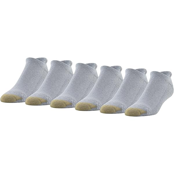Amazon.com: GOLDTOE Men's Mild Compression No Show Tab Socks, 3-Pairs,  Black/Grey, Large : Clothing, Shoes & Jewelry