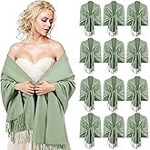 Haysandy Bulk Pashmina Shawls Winter for Wedding Women Scarf Bridesmaid Shawls and Wraps Valentine's Day Party Gift for Guest