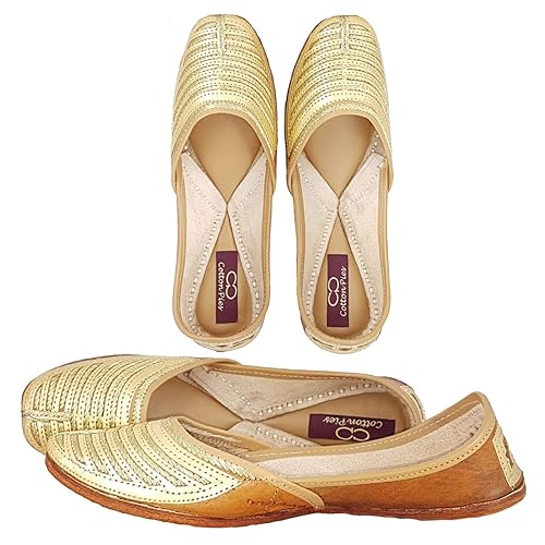 gold arabian slipper