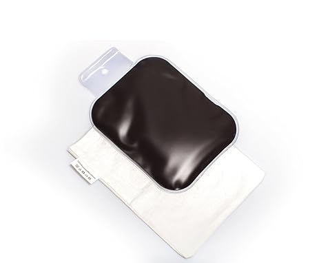 Kerafactum® Moor Kissen aus Naturmoor geeignet als Rückenkissen Moorwärmekissen Farbe: transparent mit Baumwollhülle