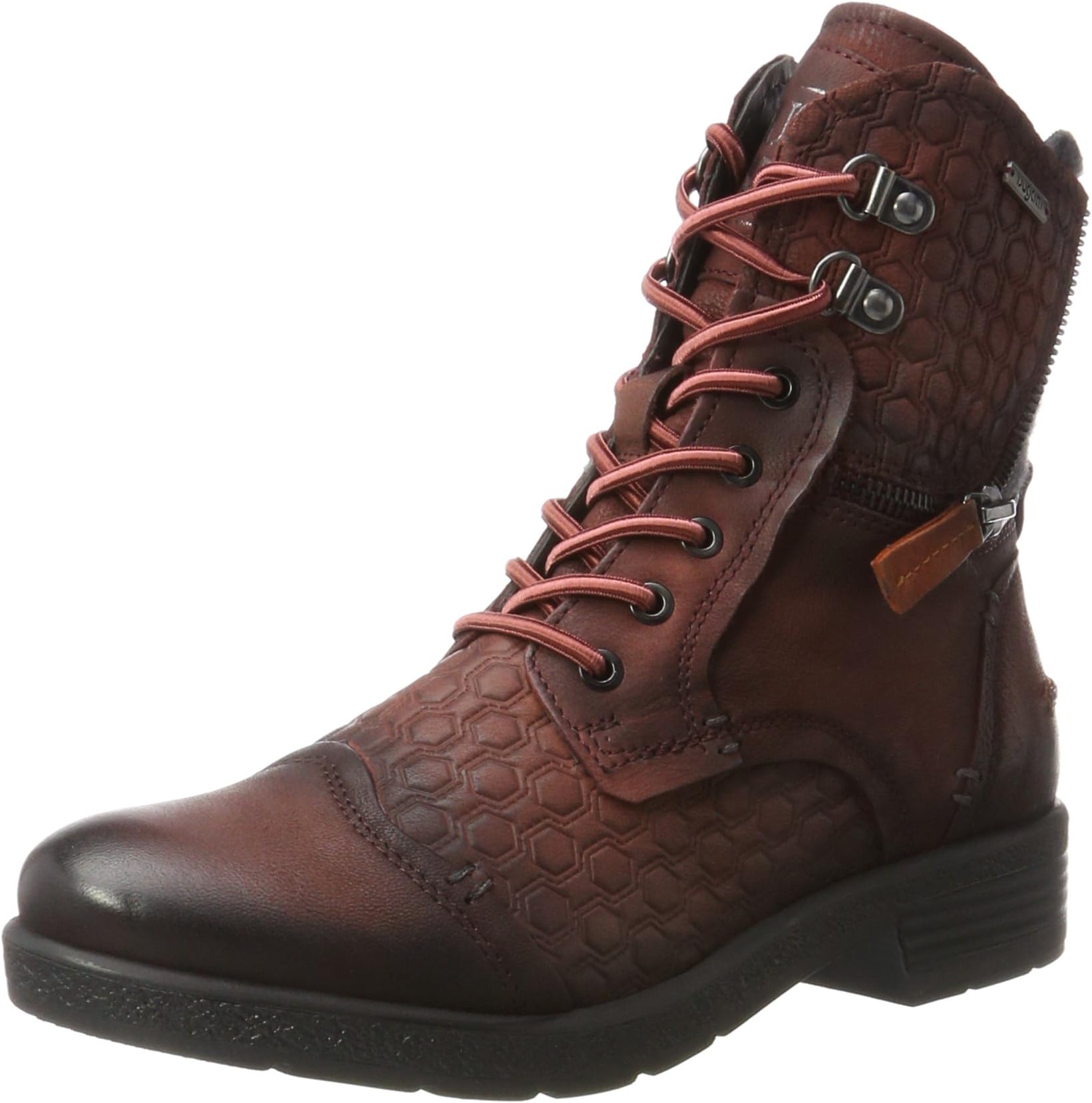 bugatti city denim Damen-Stiefelette Rot (41), Grösse 36