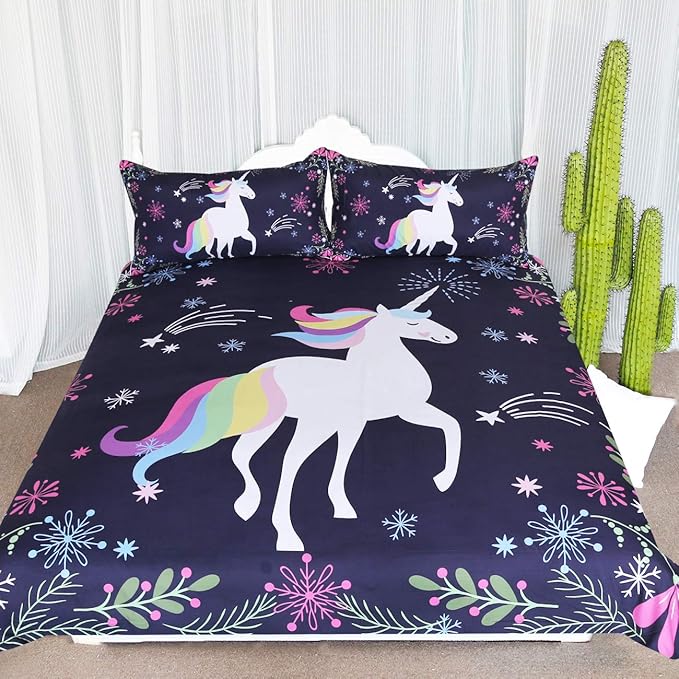 ARIGHTEX Unicorn Bedding Full Unicorn Bedspread for Tenn