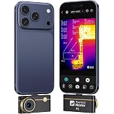 Thermal Master P3 Thermal Camera for iOS &amp; Android (Black) | 512&times;384 X&sup3;IR Resolution, Manual Focus, &plusmn;3.6℉ Accuracy, -4&deg;F to 1112&deg;F, NETD<35mK, 25Hz, 15&times; Digital Zoom, PCB Inspection
