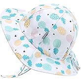 Otoyzy Baby Bucket hat UPF 50+ Wide Brim Toddler Sun hat Beach for Girls