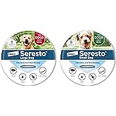 Seresto Collars for Large Dog Over 18 lbs. &amp; Small Dog Under 18 lbs Vet-Recommended For Flea &amp; Tick Treatment &amp; Prevention | 8 Months Protection Each