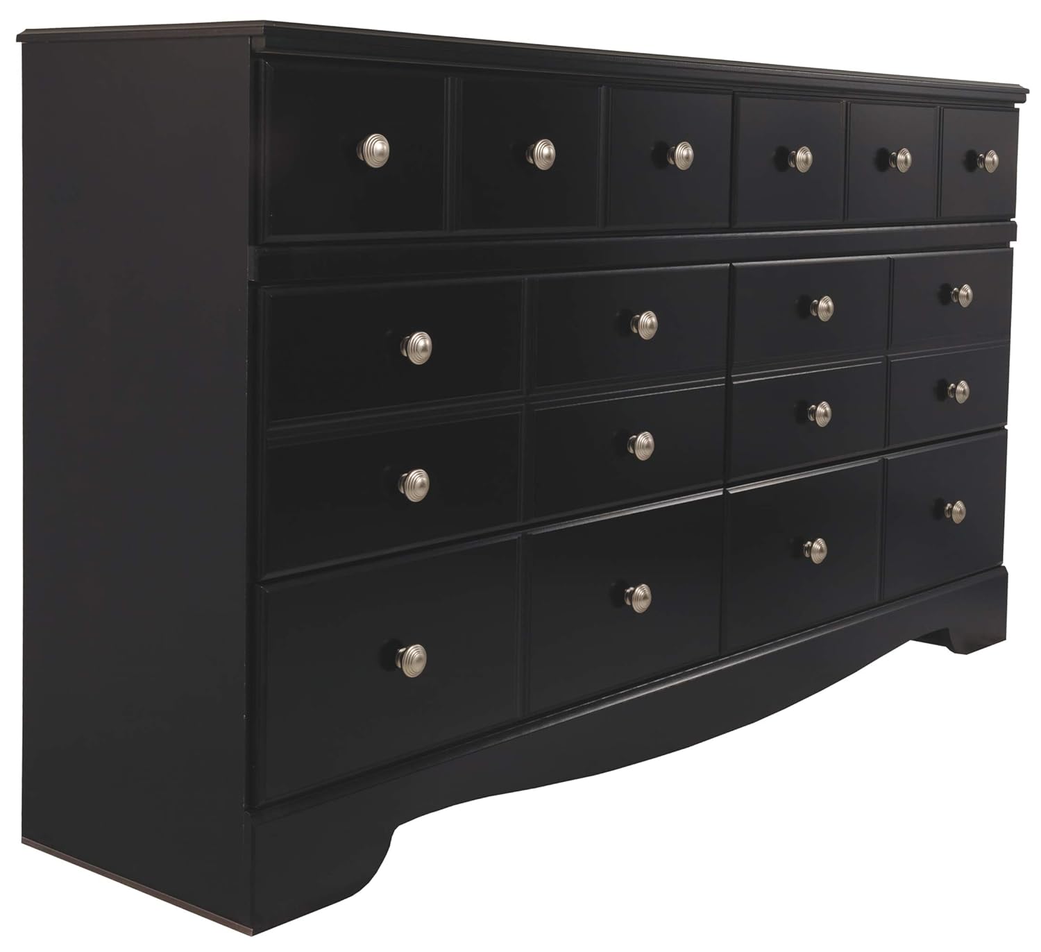 Ashley Furniture Signature Design Shay Dresser 6 Drawers Almost Black eBay
