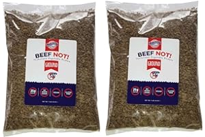 DIXIE CARB COUNTERS Dixie Diner's Texturized Vegetable Protein - Beef Not 1 lb Bag 2 Pack - Vegan and Gluten Free - No Added Sugar - 25g of Protein - Low Fat and Low Sodium - Vegan/Vegetarian Meat Substitute