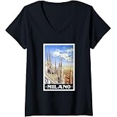 Womens Milano T Shirt V-Neck T-Shirt