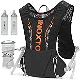 INOXTO Hydration Vest Backpack,Lightweight Water Running Vest Pack with 1.5L Water Bladder Bag Daypack for Hiking Trail Running Cycling Race Marathon for Women Men