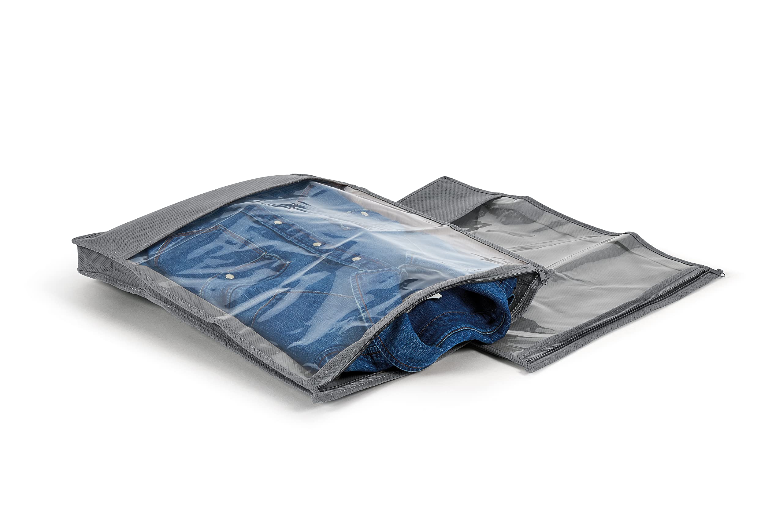 Perfetto Tnt Custody Easybag, Dimension- 33 x 45 x 5 Cm. 2 Piece Pullover -Ash