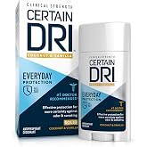 Certain Dri Everyday Strength, Coconut &amp; Vanilla Scent, 1.7 oz | Clinical Antiperspirant, 24-Hour Underarm Sweat &amp; Odor Protection for Excessive Sweating, Strong Deodorant for Men &amp; Women