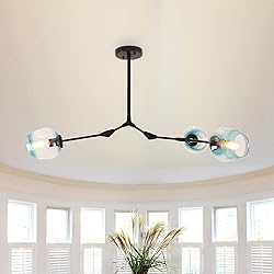 NA Modern Molecular Globe Pendant Light with 3-Head