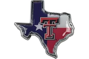 MERCEDES AMG PETRONAS Texas Tech Metal Auto Emblem (Texas Flag Logo)