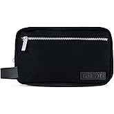 Hurley Men's Small Items Travel Dopp Kit, Black/Double Zip, O/S