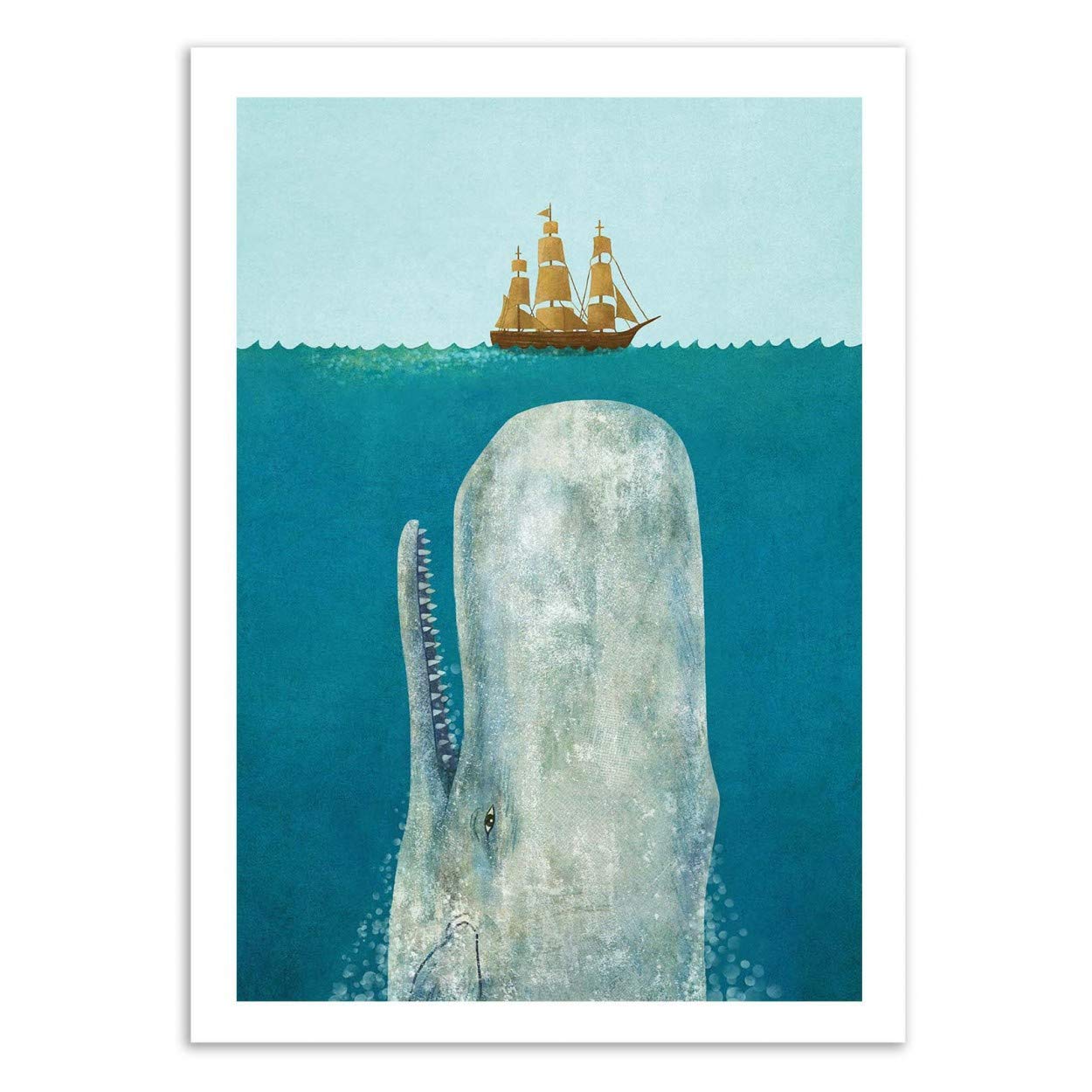 Wall Editions Art-Poster - The Whale - Terry Fan