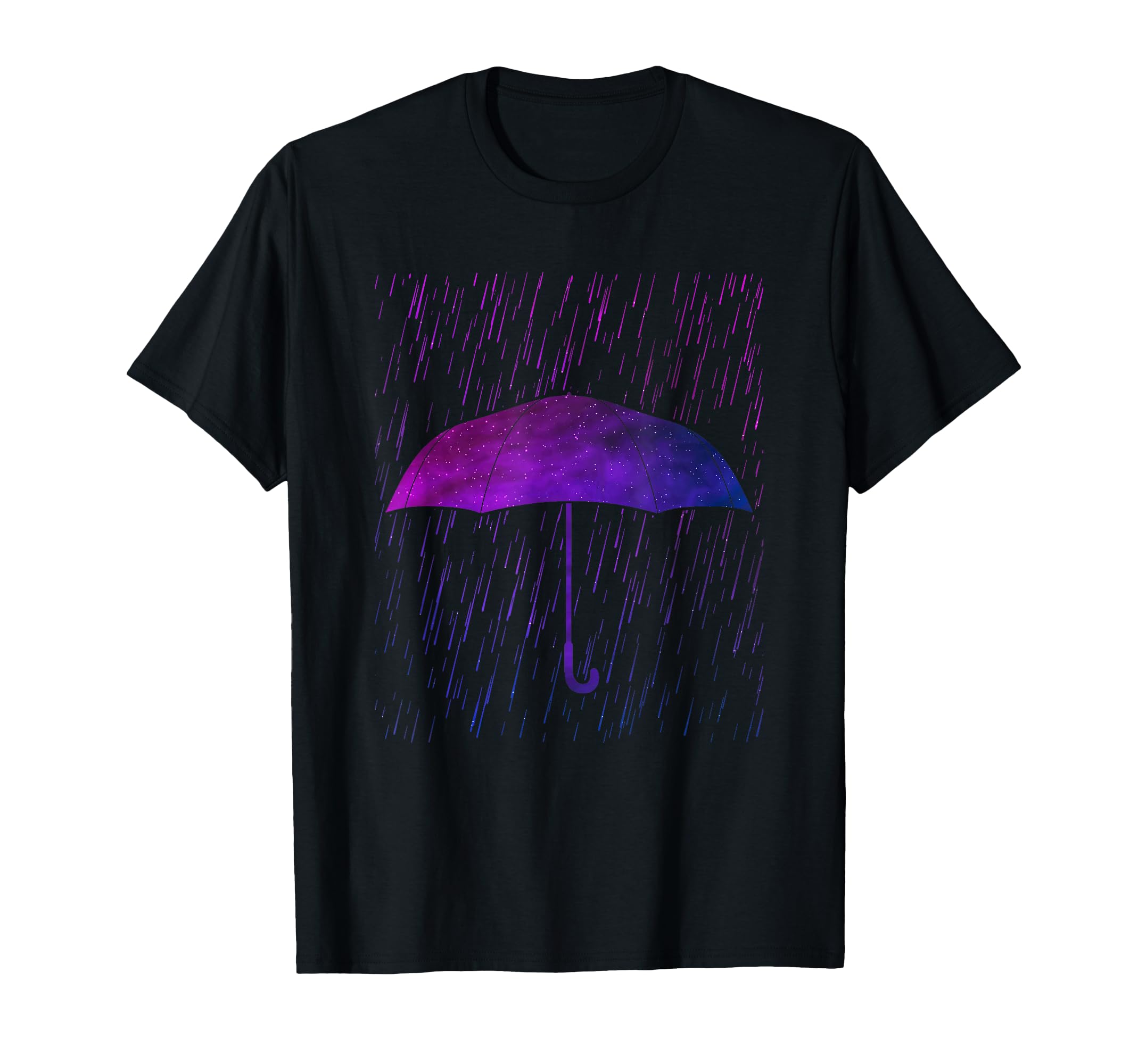 Photo 1 of Rain Purple Umbrella Violet Favorite Color T-Shirt Small