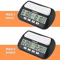Feiyasi Digital Chess Clock Timer, Portable Digital