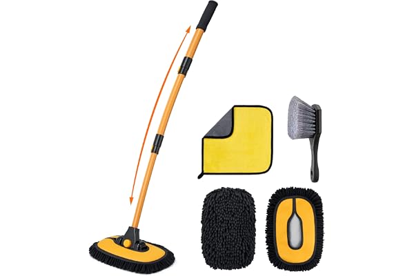 AstroAI 15°Curved Car Wash Brush with 43