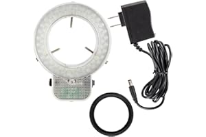 AmScope LED-64S 64 LED Microscope Ring Light with Dimmer
