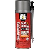 Great Stuff 99108824 Smart Dispenser Gaps &amp; Cracks, Cream, 12 Ounce