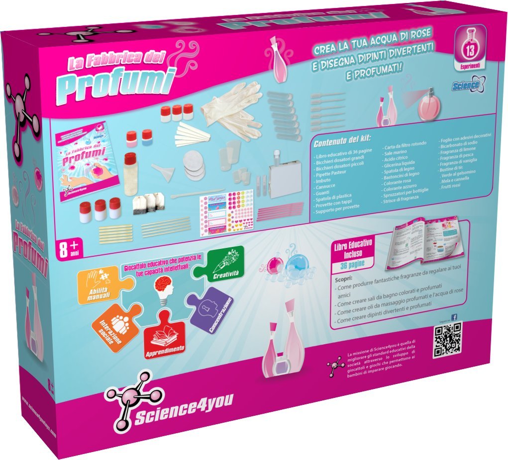 Science4you La Fabbrica dei Profumi Gioco Educativo e Scientifico Amazon Giochi e giocattoli