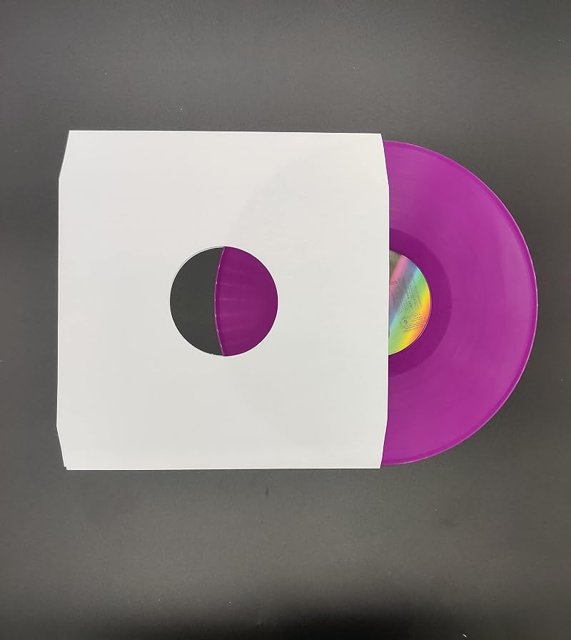 Panmer 12" White Paper Record Inner Sleeves Pack of 25