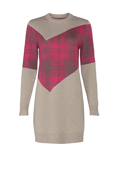 THAKOON COLLECTIVE RENT THE RUNWAY PRE-LOVED ARGYLE SWEATER DRESS, MULTICOLORED, X-LARGE