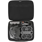 Hard Case for DJI Neo 2 Motion Fly More Combo, Waterproof Large Capacity Storage Bag Carrying Case for Neo 2 Drone, Goggles N