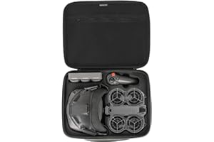 Hard Case for DJI Neo 2 Motion Fly More Combo, Waterproof Large Capacity Storage Bag Carrying Case for Neo 2 Drone, Goggles N