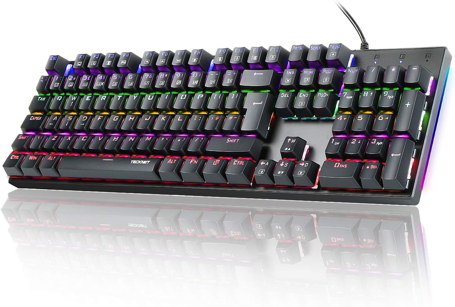 Arctrix Mechanical Keyboard Black 105 Keys, Full Antighosting