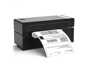 LUFIER Shipping Label Printer, Commercial Grade Direct Thermal Printer for Shipping Labels 4x6 Barcode 50mm/s, Compatible with USPS, UPS, FedEx, Shopify, Ebay & Amazon
