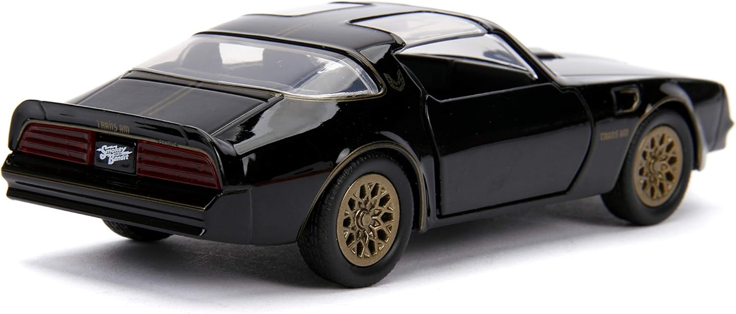 Jada 31061 Hollywood Rides 1:32 Smokey and the Bandit Firebird, Black/Gold, 4 pulgadas - Image 3