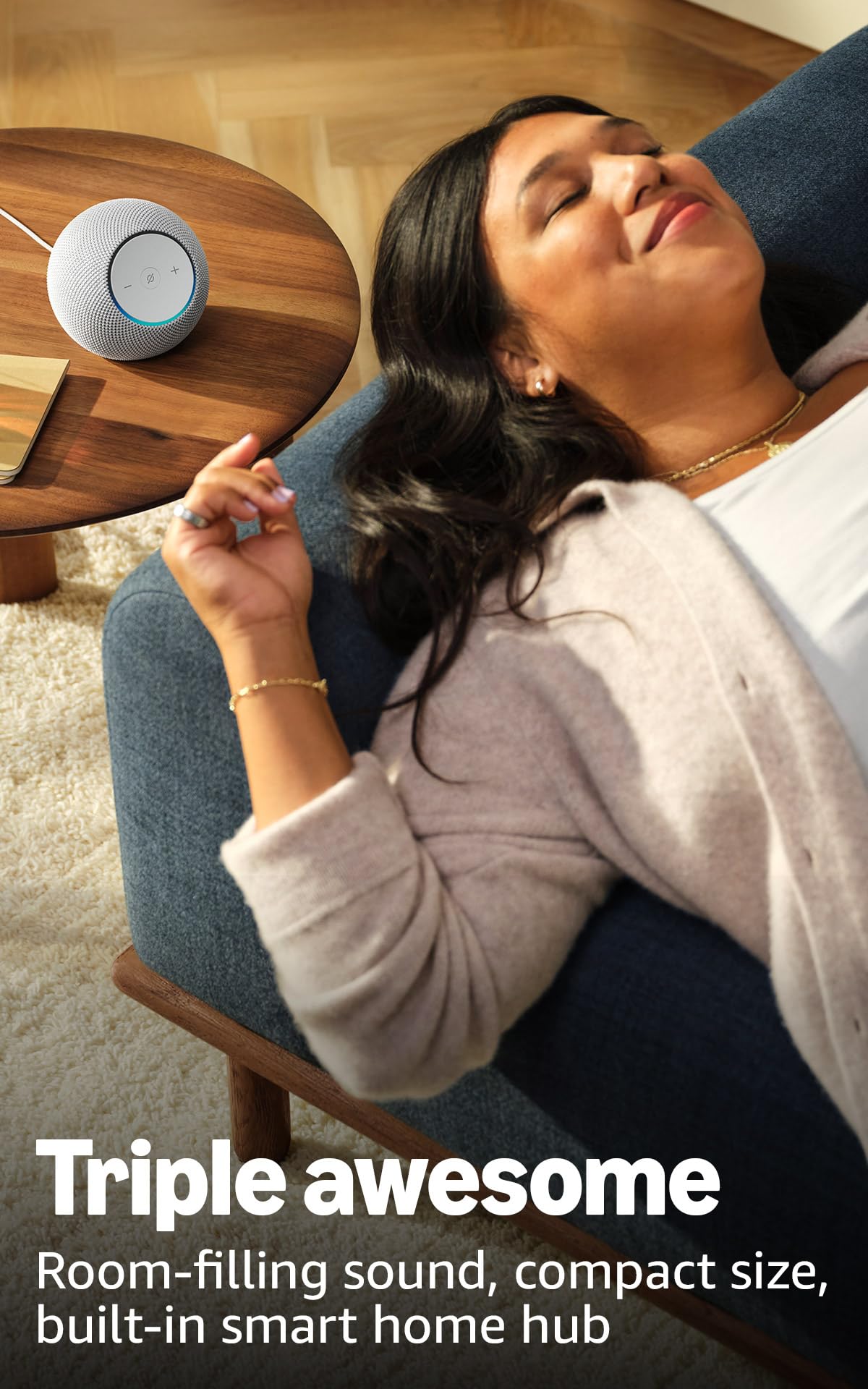 Amazon Echo Dot Max (newest model), Alexa speaker with room-filling sound and built-in smart home hub, with Alexa+ Early Access, Graphite