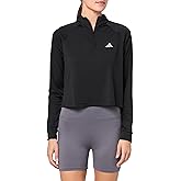 adidas womens Train Essentials Quarter-zip Cover Up Sweatshirt