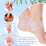 Bansusu Silicone Heel Protectors 4pcs Gel Heel Cups Ankle Support view 4