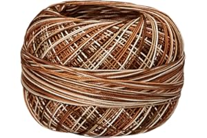Lizbeth Size 80 HH80150 HH80 Cotton Thread 184 Yds 10G, Rootbeer Float