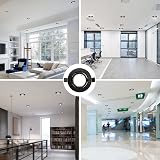 HiBay 10x Black GU10 LED Downlight Tilt Ceiling Lights 240V Non Bulbs Included view 9